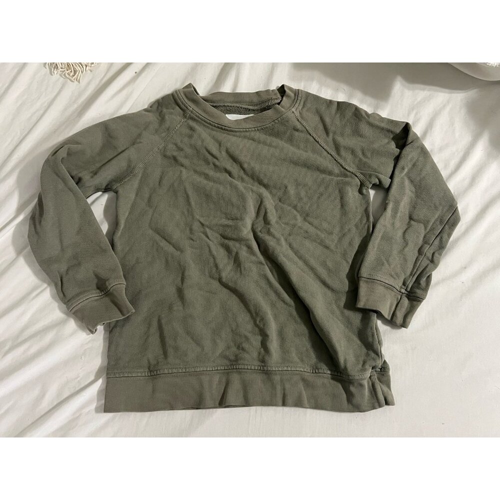 Mate Kids Green Organic Cotton Sweatshirt Size 4/5